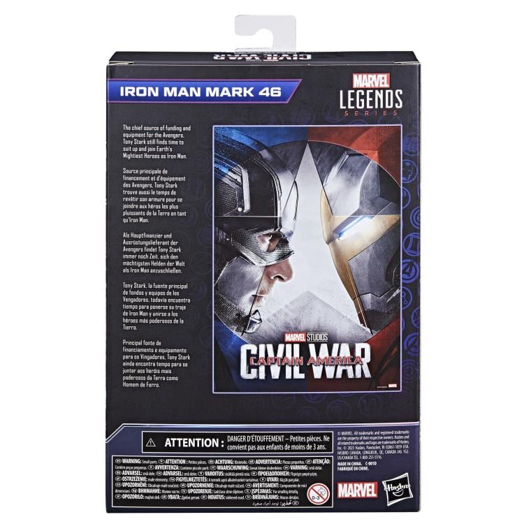 Captain America: Civil War Marvel Legends - The Infinity Saga Iron Man Mark 46