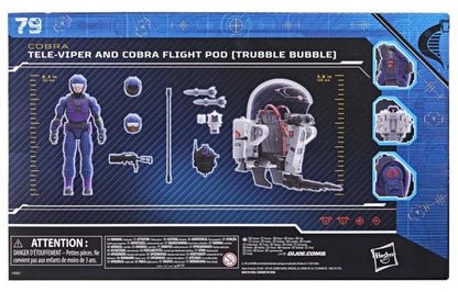 Tele-Viper & Cobra Flight Pod (Trubble Bubble) Action Figure Set G.I. Joe Classified Series
