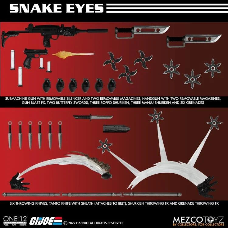 G.I. Joe - One:12 Collective Deluxe Snake Eyes