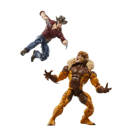 Wolverine 50th Anniversary Marvel Legends - Logan and Sabretooth Two-Pack