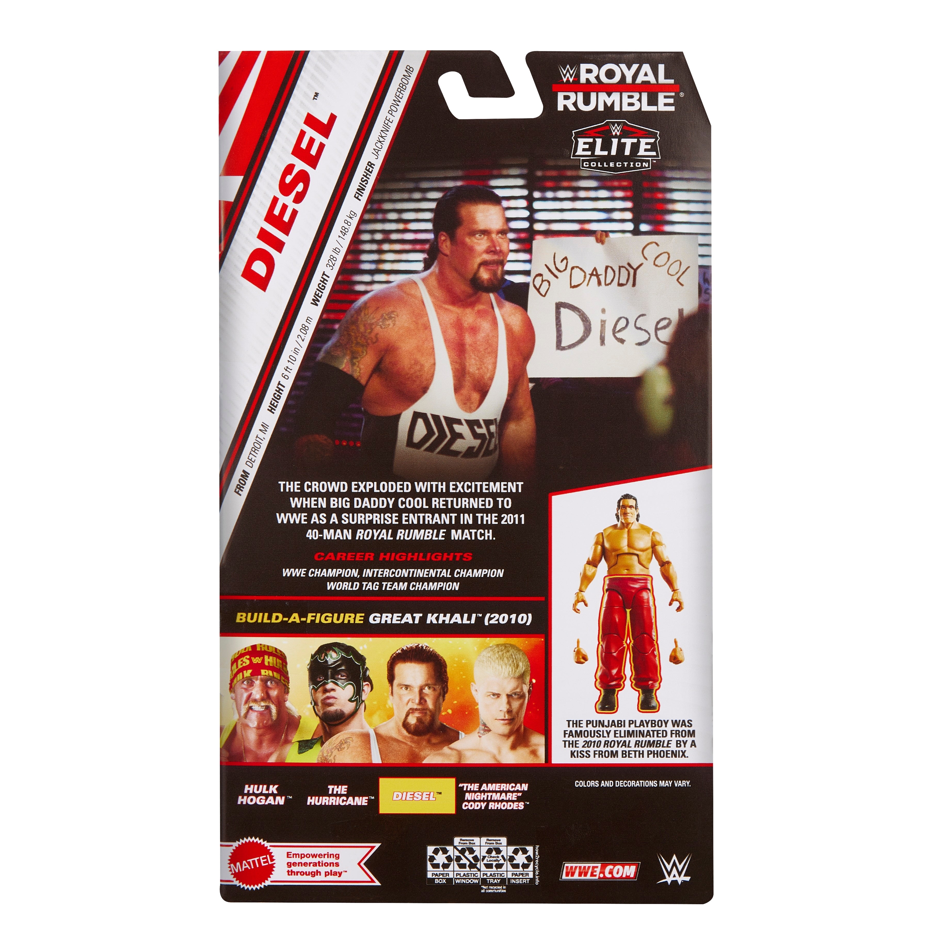 WWE Royal Rumble - Elite Collection Diesel (Great Khali BAF)