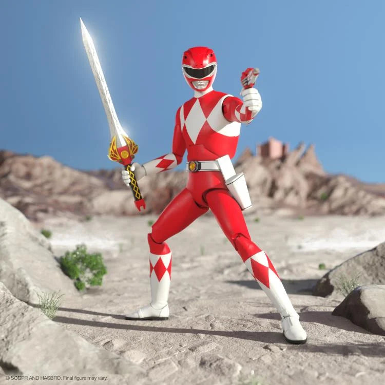 Mighty Morphin Power Rangers ULTIMATES! - Red Ranger Figure