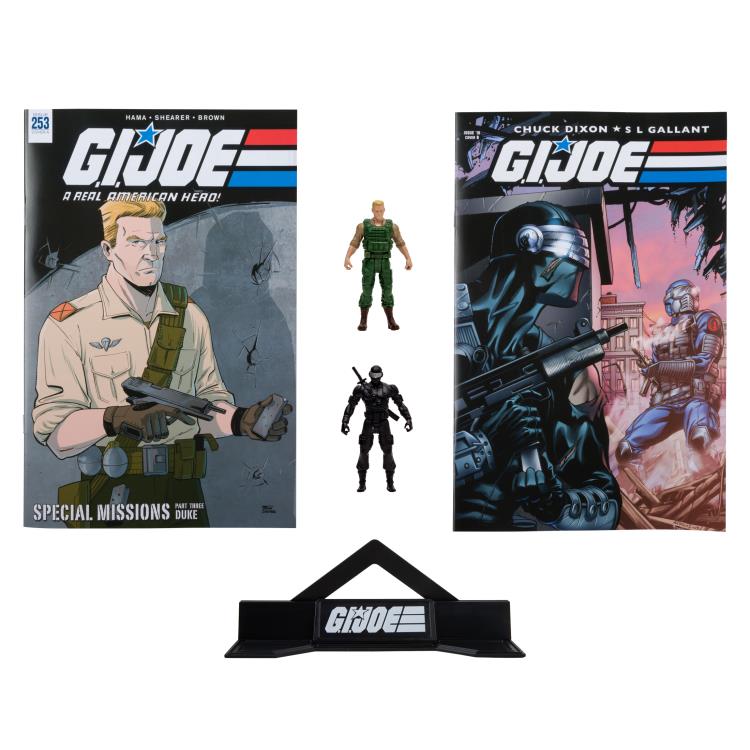 G.I. Joe Page Punchers - Duke and Snake Eyes Two-Pack with Comic