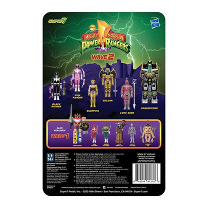 Mighty Morphin Power Rangers ReAction - Black Ranger Figure