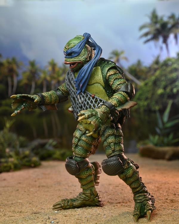 Leonardo as The Creature NECA Ultimate Universal Monsters x Teenage Mutant Ninja Turtles