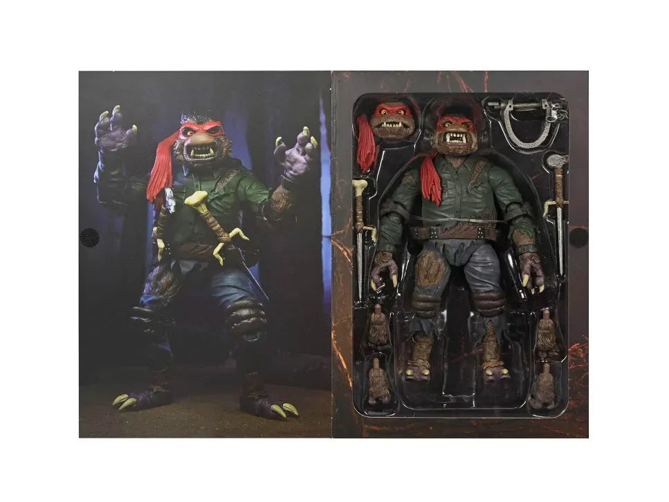 Universal Monsters x Teenage Mutant Ninja Turtles Ultimate Raphael as Wolfman Action Figure