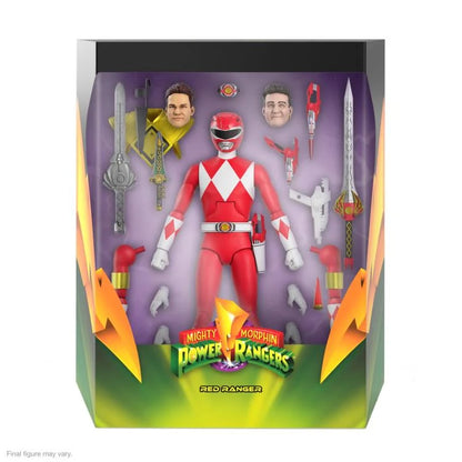 Mighty Morphin Power Rangers ULTIMATES! - Red Ranger Figure