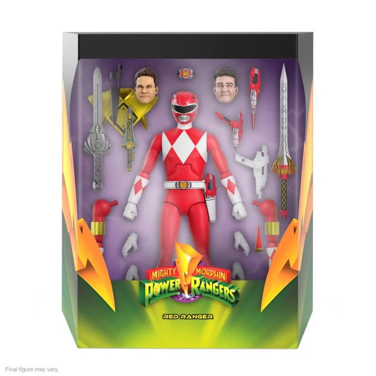 Mighty Morphin Power Rangers ULTIMATES! - Red Ranger Figure