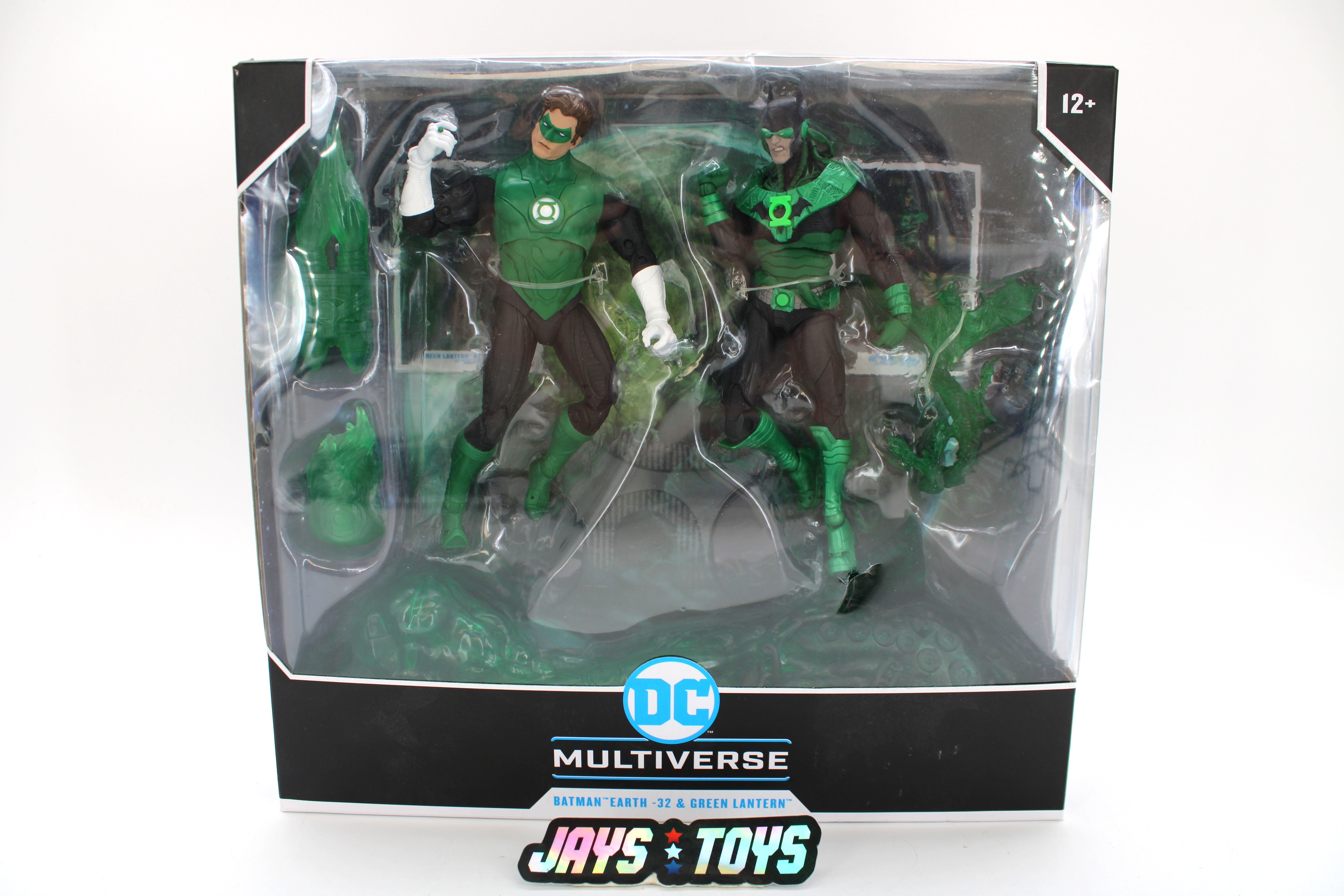 Batman Earth -32 & Green Lantern Hal Jordan DC Multiverse 2-Pack — Box Front View with Both Figures Displayed