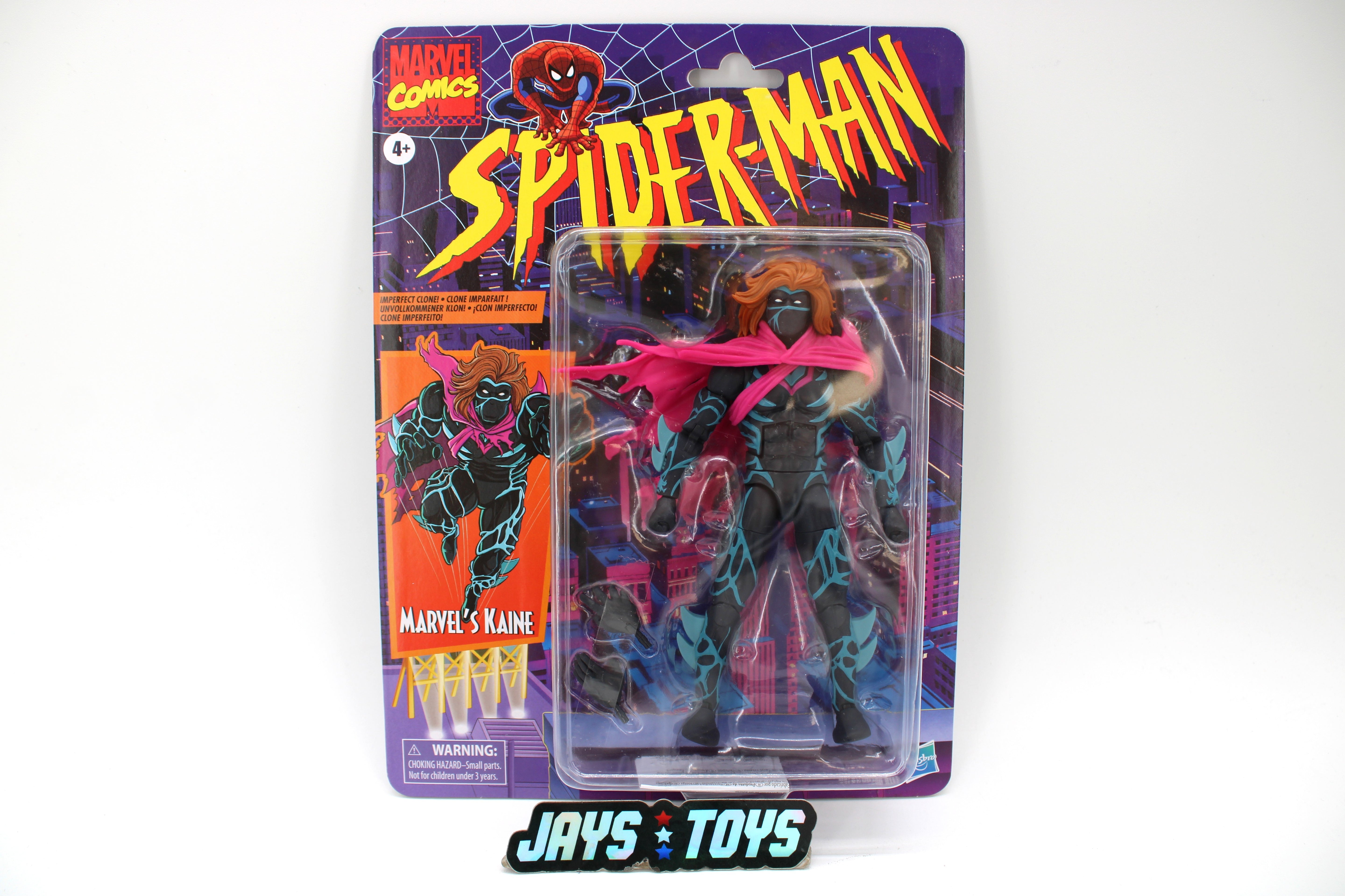Kaine Parker Marvel Legends Retro Card 6-Inch Figure — Card Front