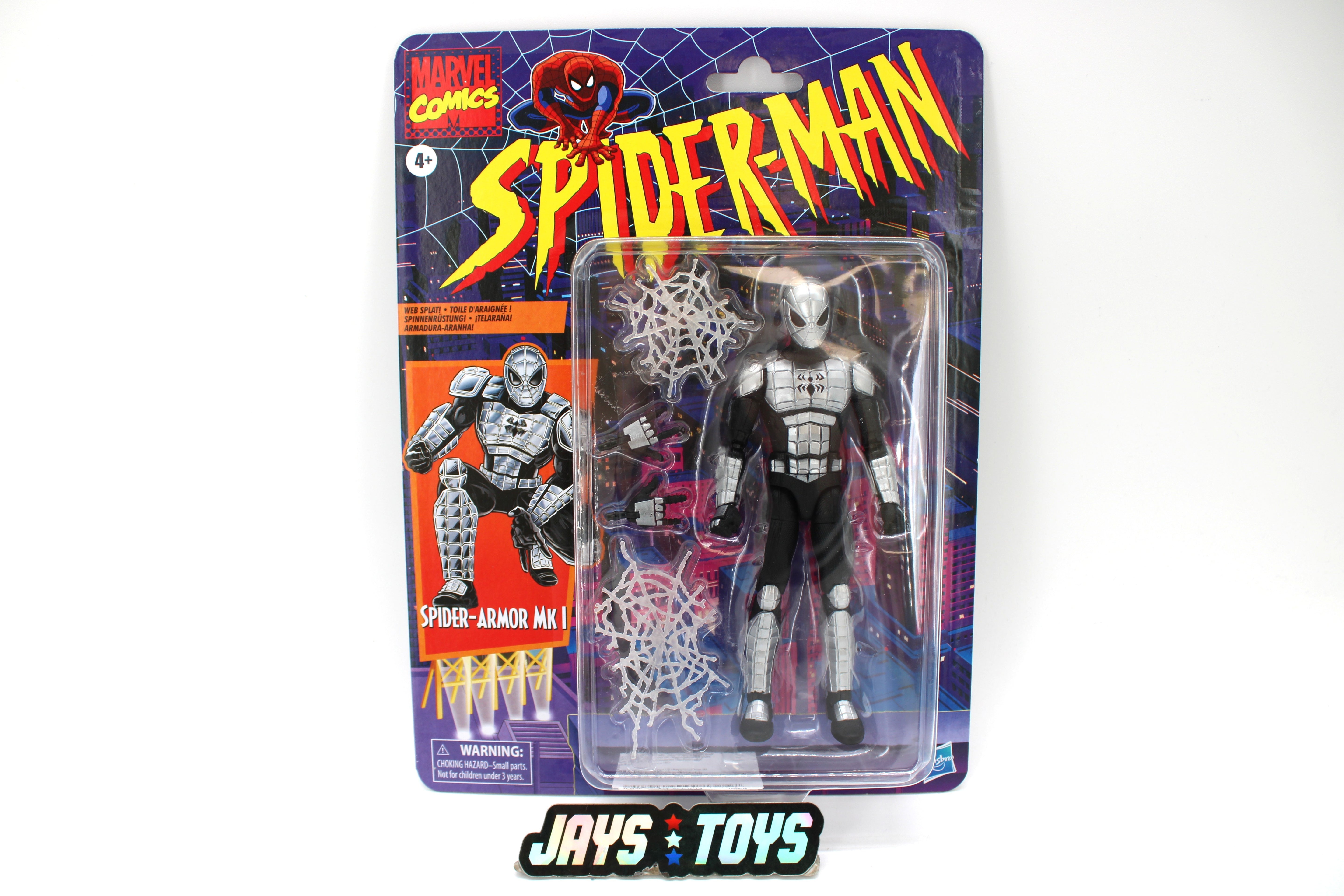 Spider-Armor MK I Marvel Legends Retro Collection Figure — Card Front