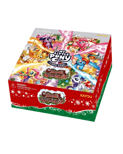 My Little Pony Card Game Hearth's Warming Eve Booster Box — Box Front Angled View