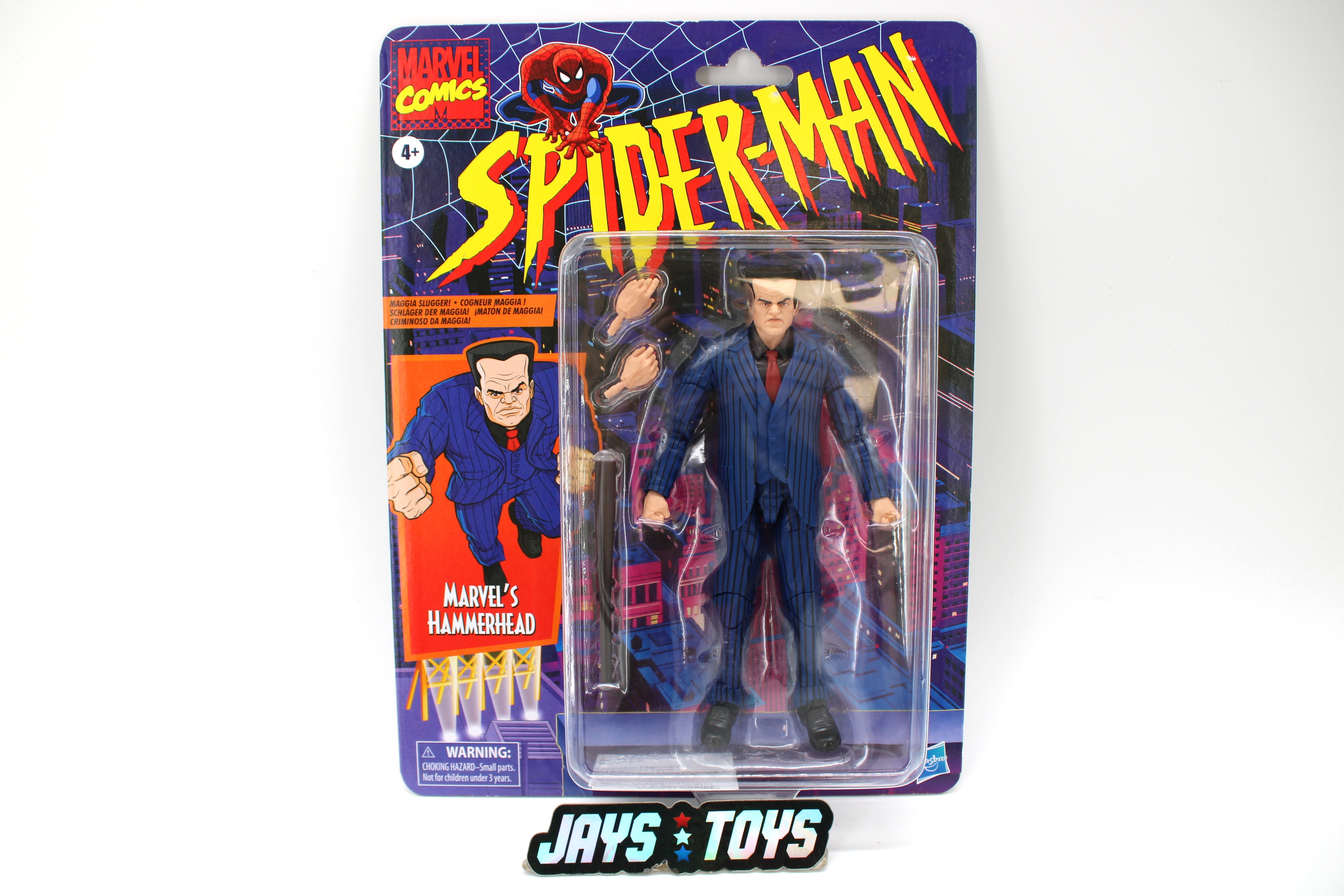 Hammerhead Marvel Legends Retro Spider-Man 6-Inch Figure — Card Front