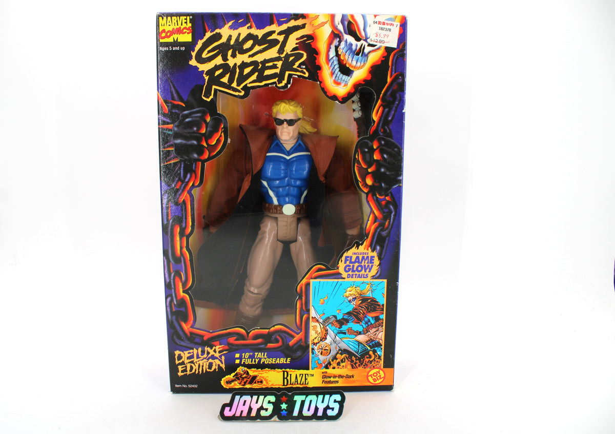 Blaze Ghost Rider Deluxe Edition 10-Inch Figure 1995 Toy Biz — Box Front View