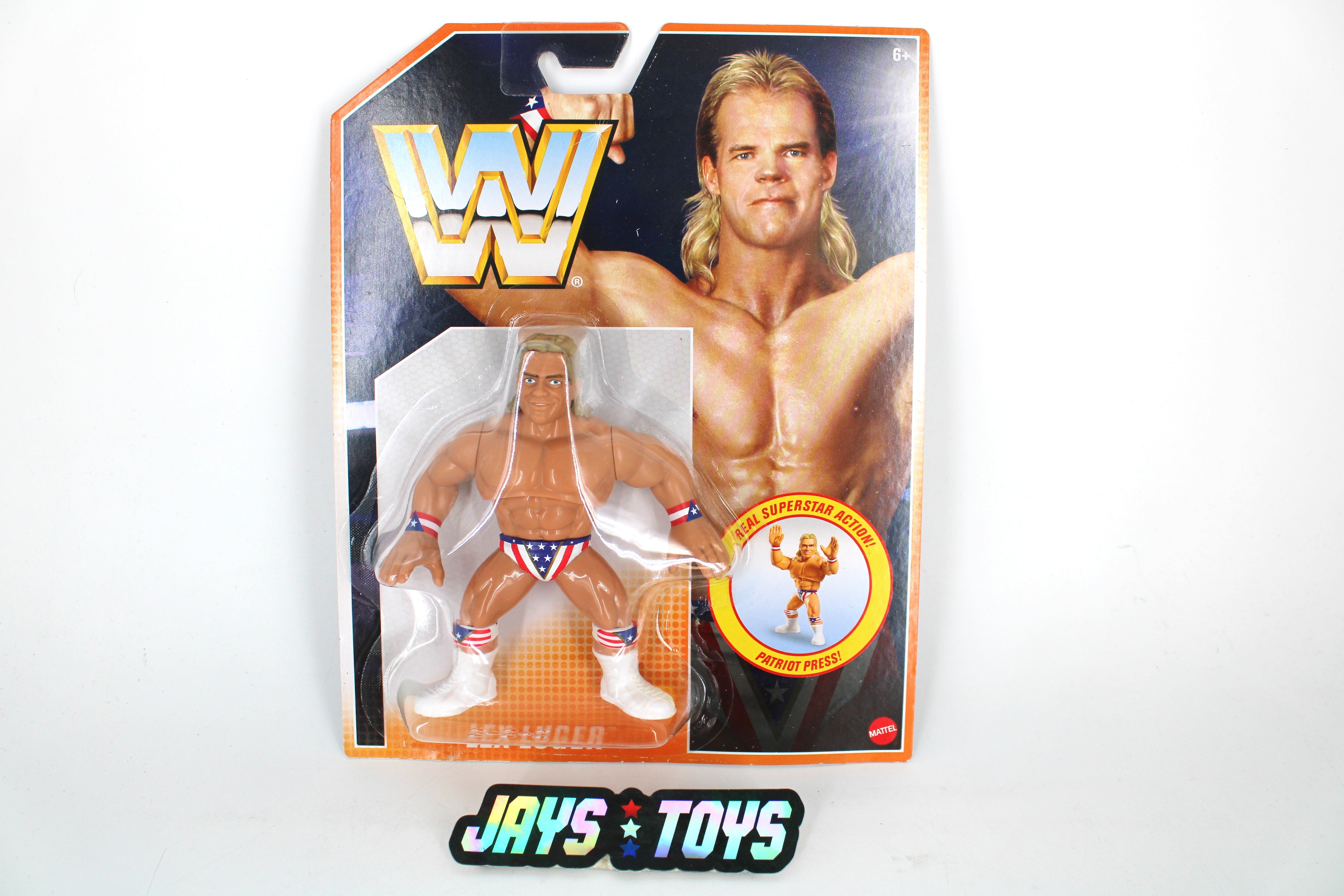 Lex Luger WWE Retro Series Figure — Card Front View