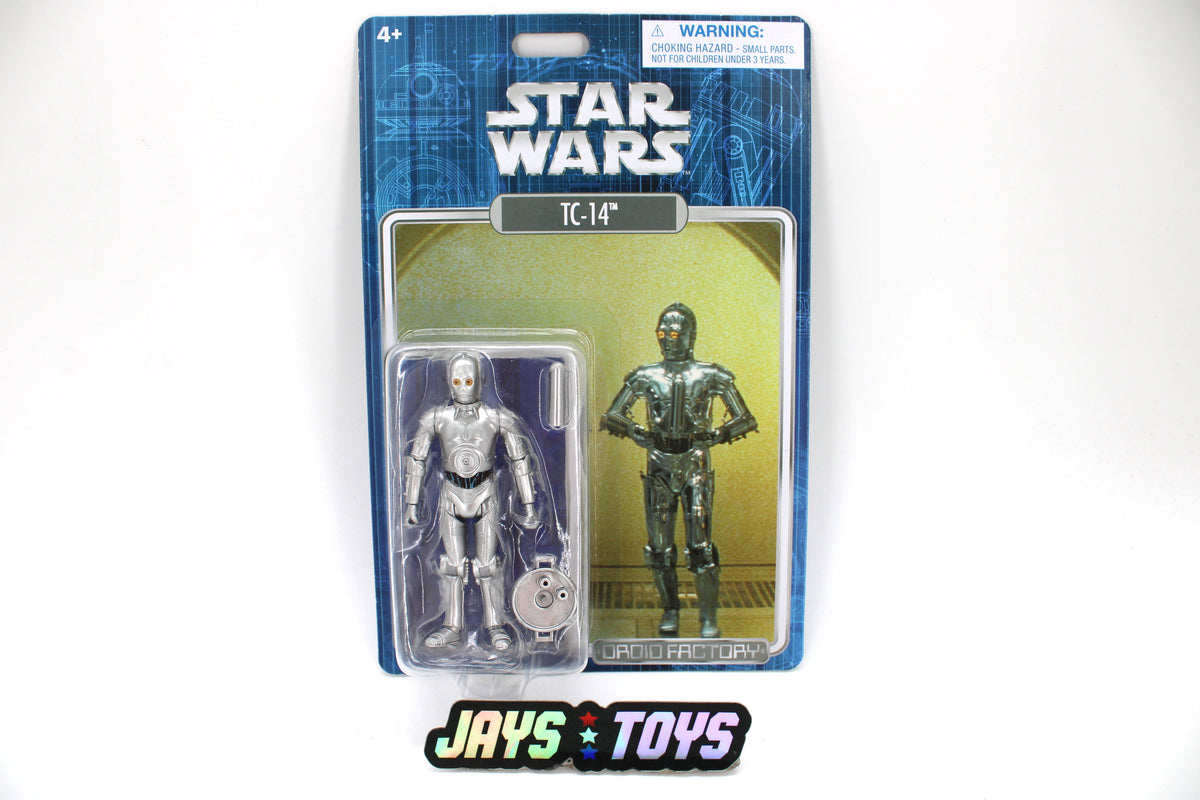 TC-14 Star Wars Droid Factory 3.75-Inch Carded Figure — Card Front
