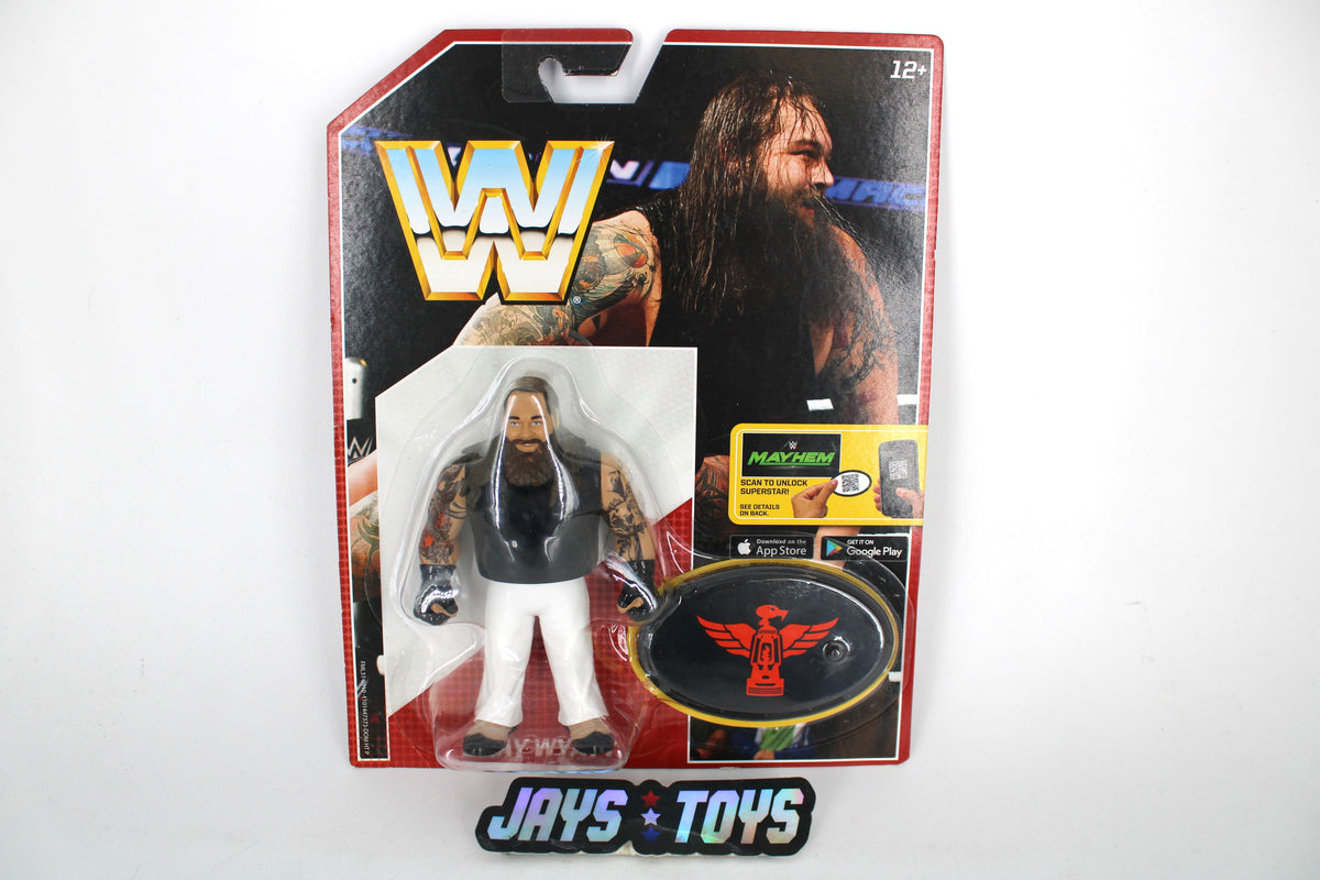 Bray Wyatt WWE Retro Series 6 Figure — Card Front with Bubble and WWE Mayhem Insert