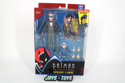 Ventriloquist & Scarface Batman Animated Series McFarlane 6-Inch Figure — Card Front View