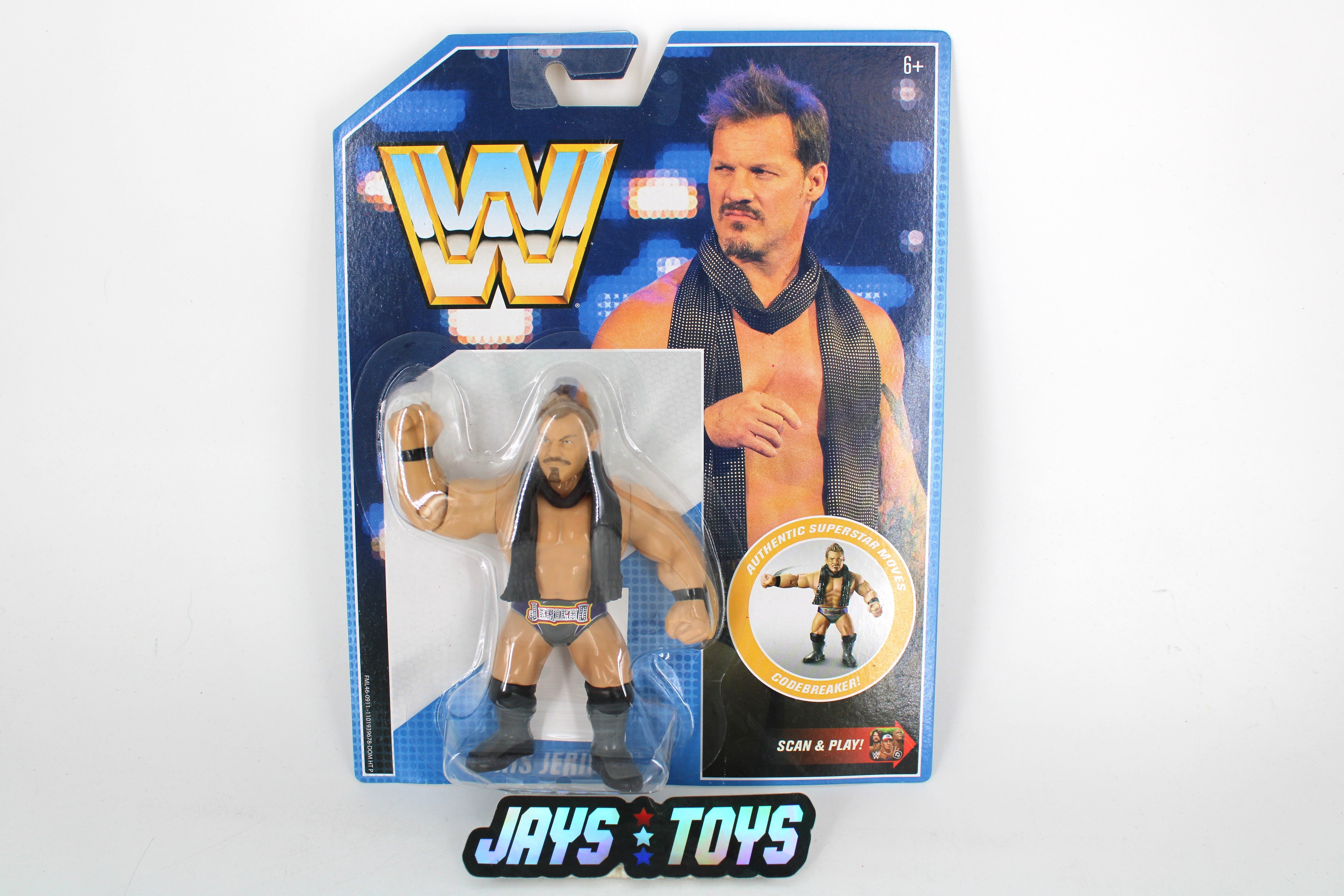 Chris Jericho WWE Retro Series 2018 Carded Figure — Card Front