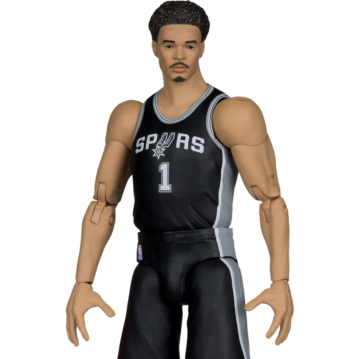 Victor Wembanyama McFarlane SportsPicks 6-Inch Figure — Front View Upper Body Detail