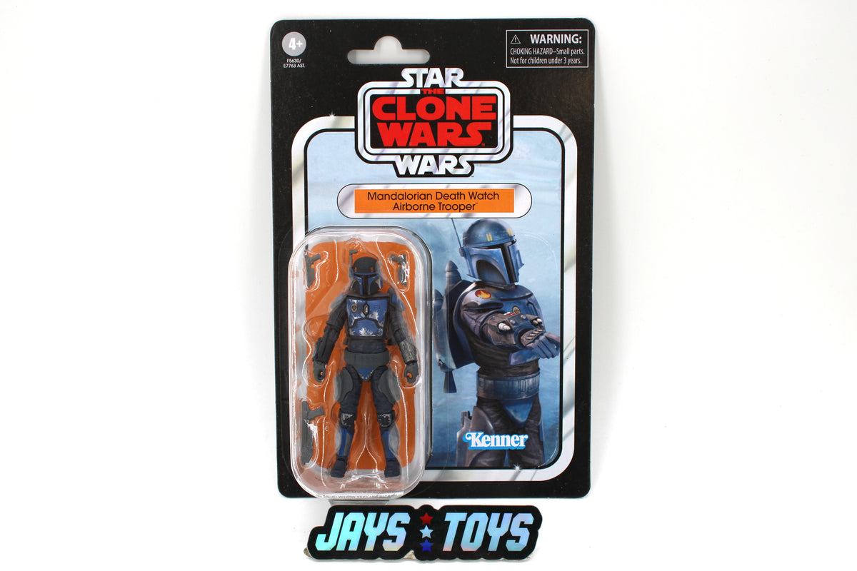 Mandalorian Death Watch Airborne Trooper Star Wars Vintage Collection 3.75-Inch Figure — Card Front