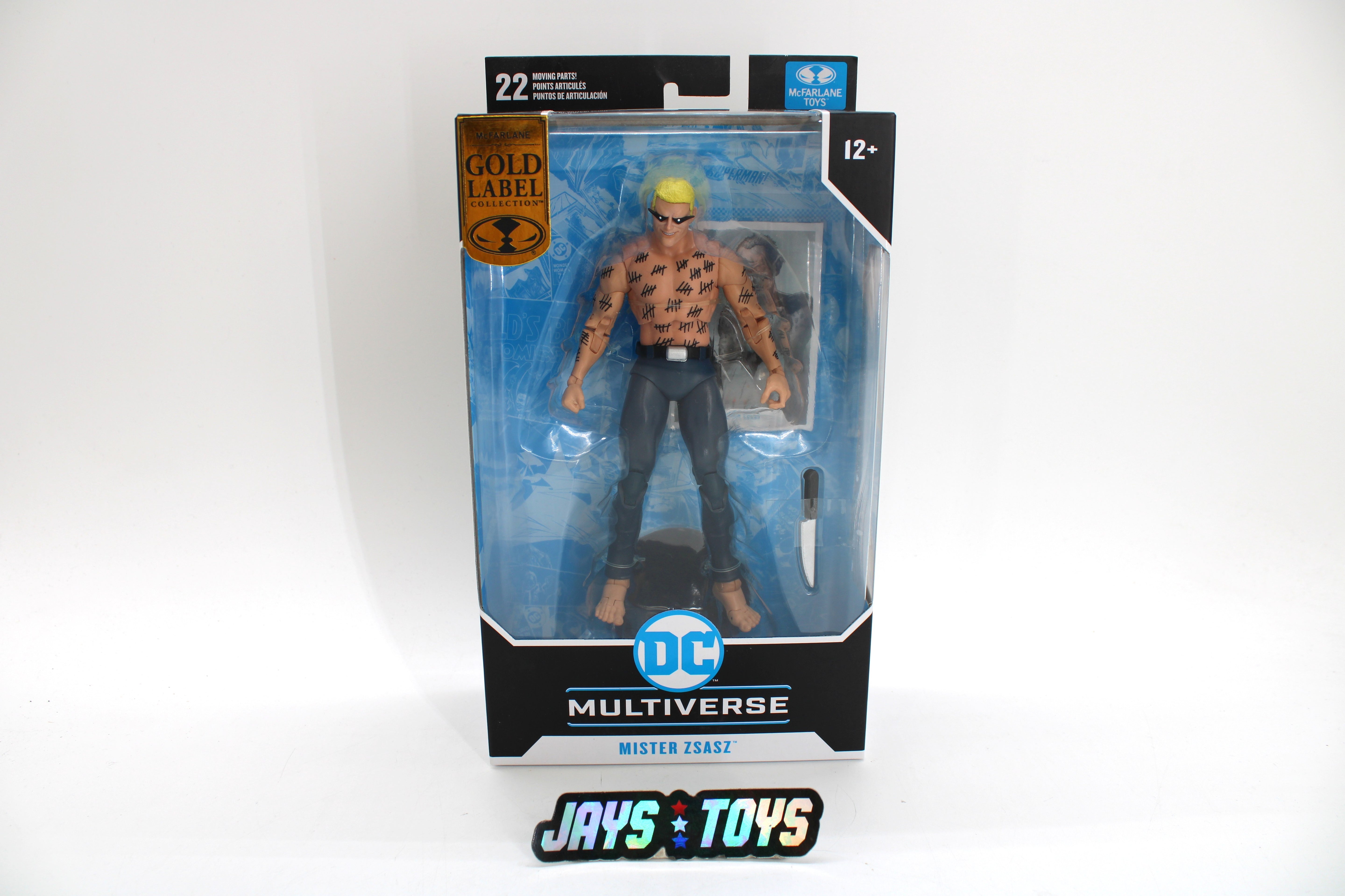 Mister Zsasz DC Multiverse Gold Label 7-Inch Figure — Card Front