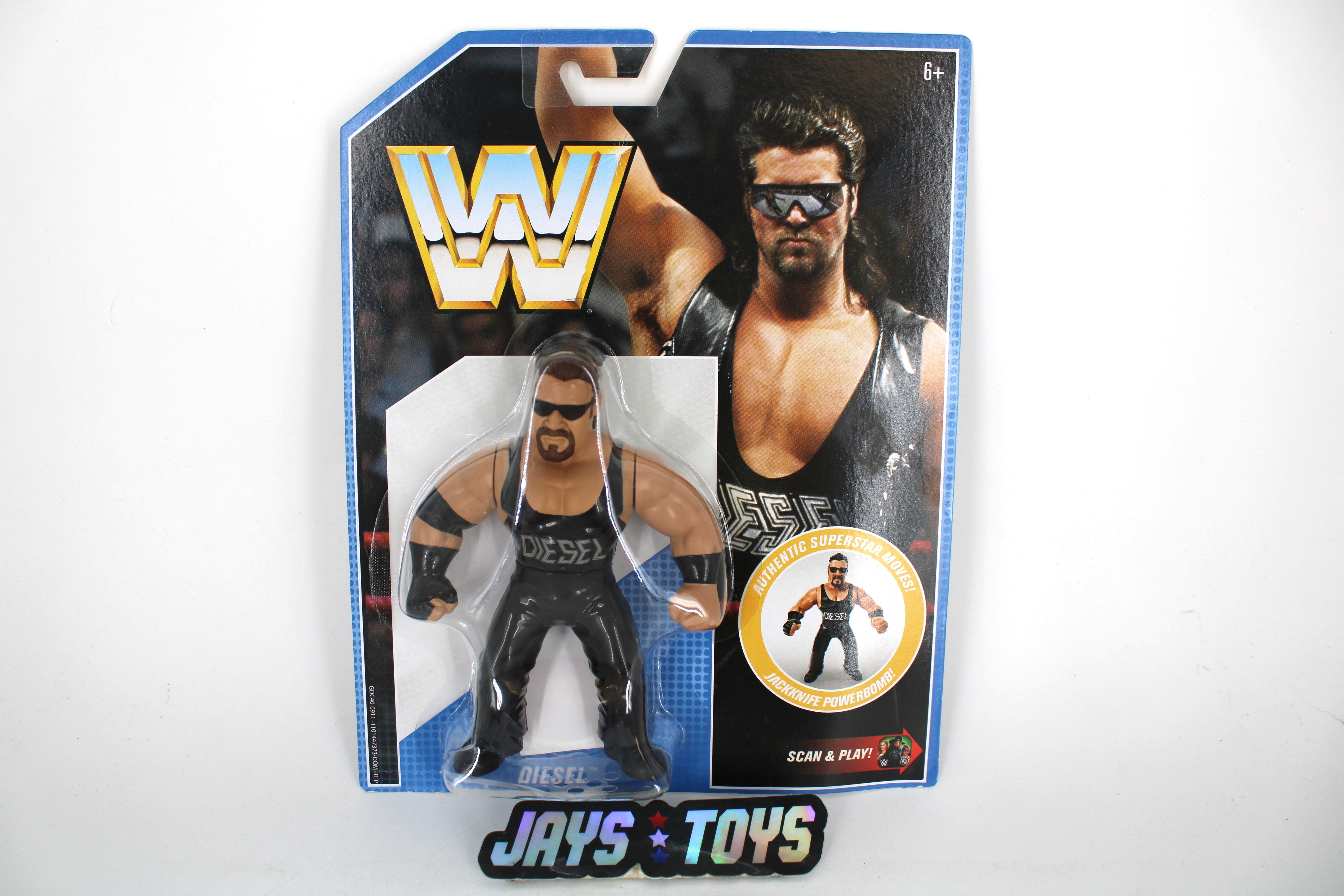 Diesel WWE Retro Series 2019 Carded Figure — Card Front View