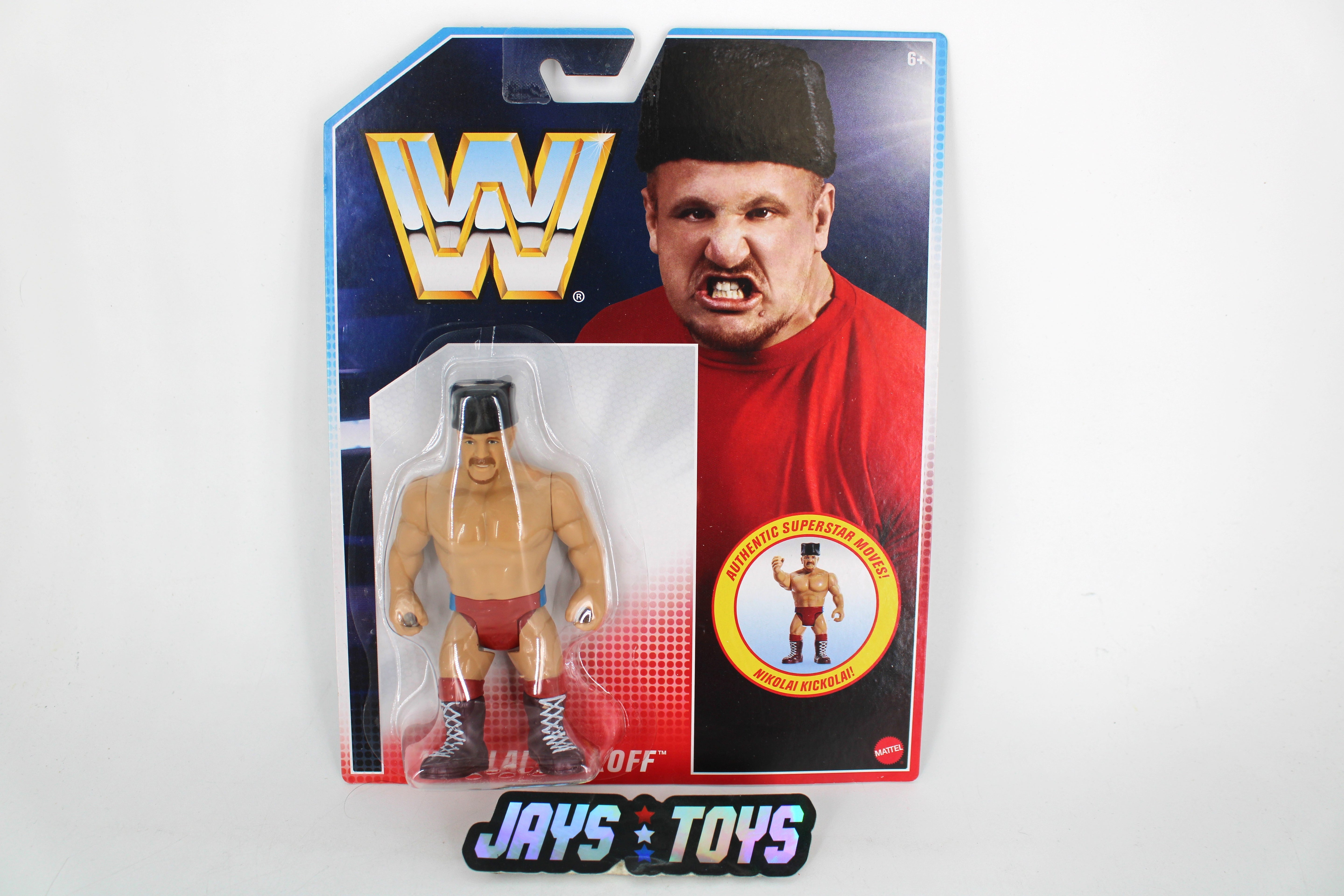 Nikolai Volkoff WWE Retros Wave 2 Figure — Card Front