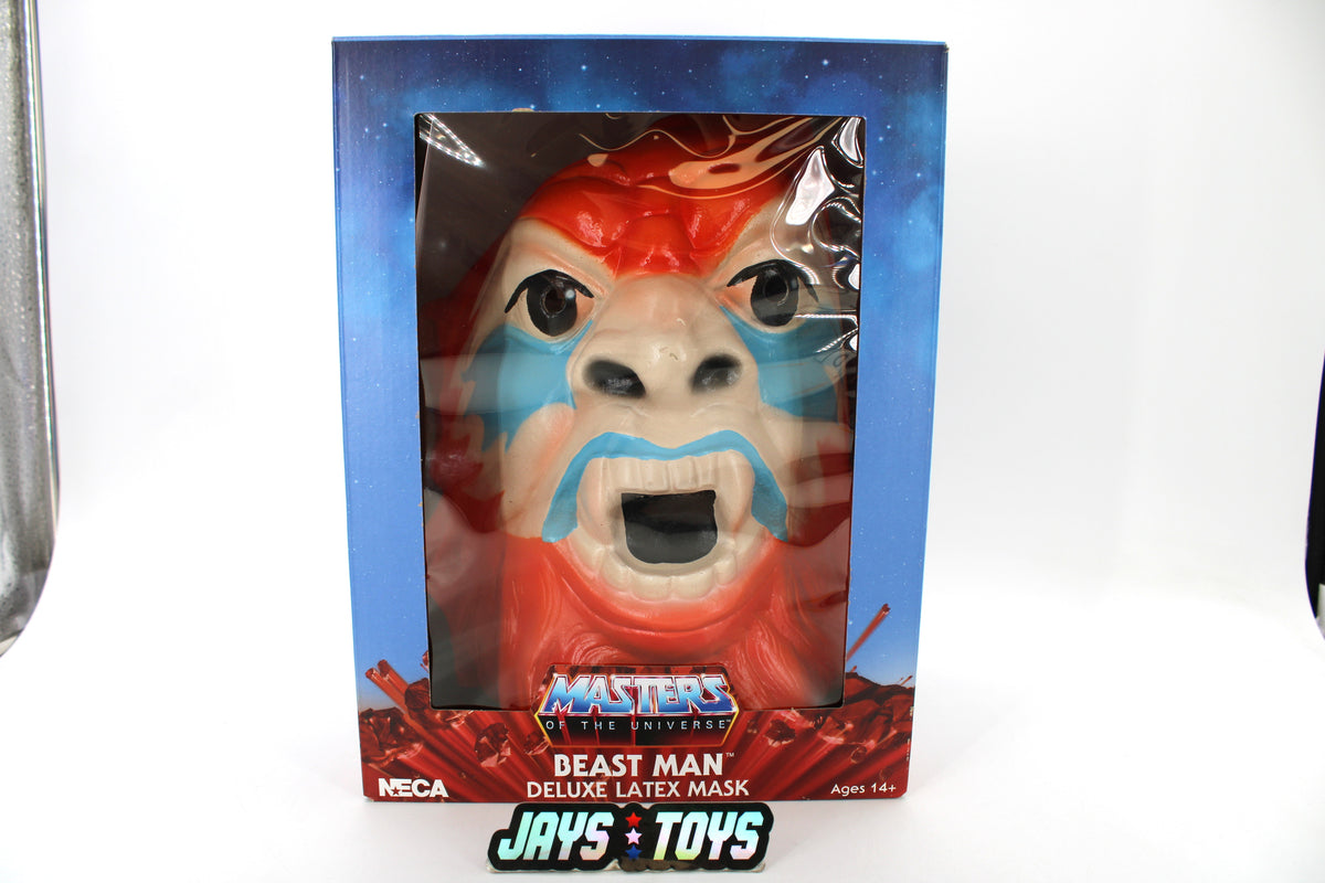 Beast Man MOTU NECA Deluxe Latex Mask 2022 — Box Front View