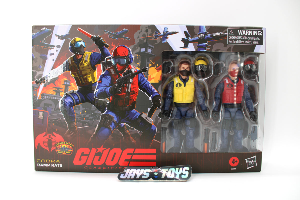 Cobra Ramp Rats GI Joe Classified Series 6-Inch 2-Pack — Box Front with Figures Visible