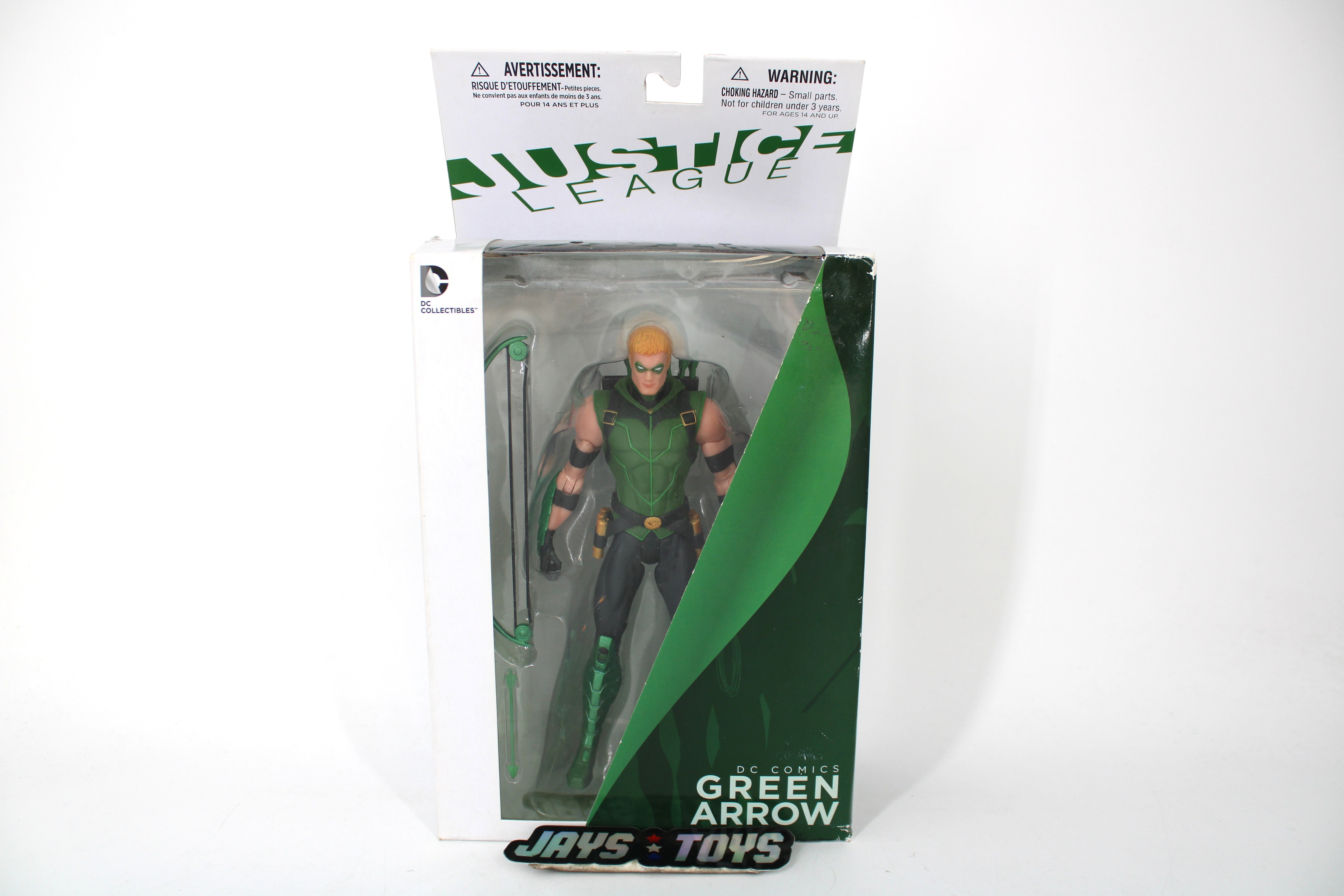 Green Arrow New 52 Justice League DC Collectibles 6-Inch Figure — Card Front