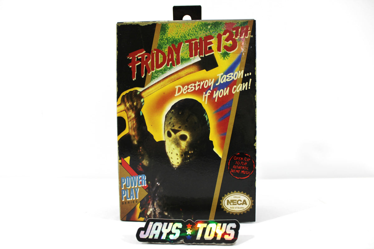 Jason Voorhees NECA Power Play Series NES Figure — Box Art Front View