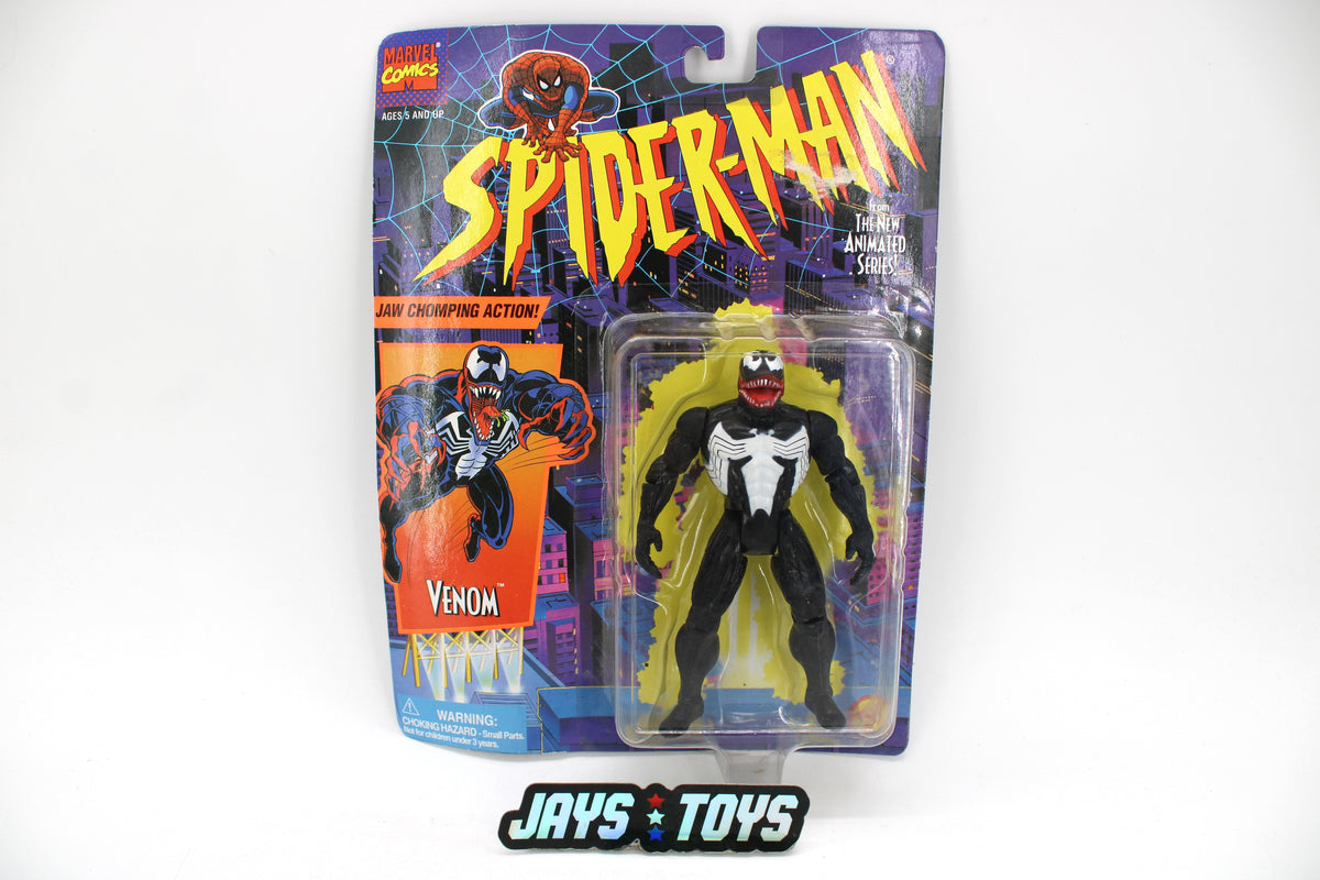 Venom Spider-Man Animated Series 1994 Toy Biz Carded Figure — Card Front