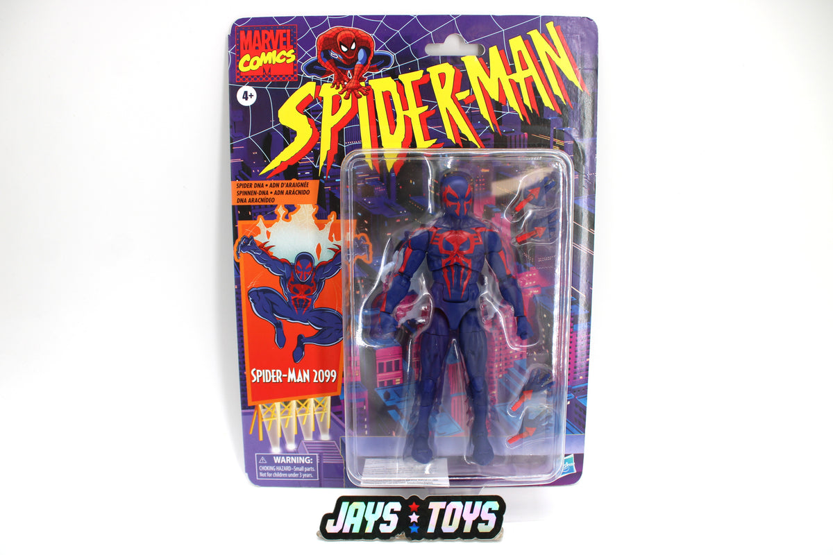 Spider-Man 2099 Marvel Legends Retro Carded 6-Inch Figure — Card Front