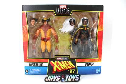 Wolverine & Storm X-Men '97 Marvel Legends 2-Pack — Box Front View