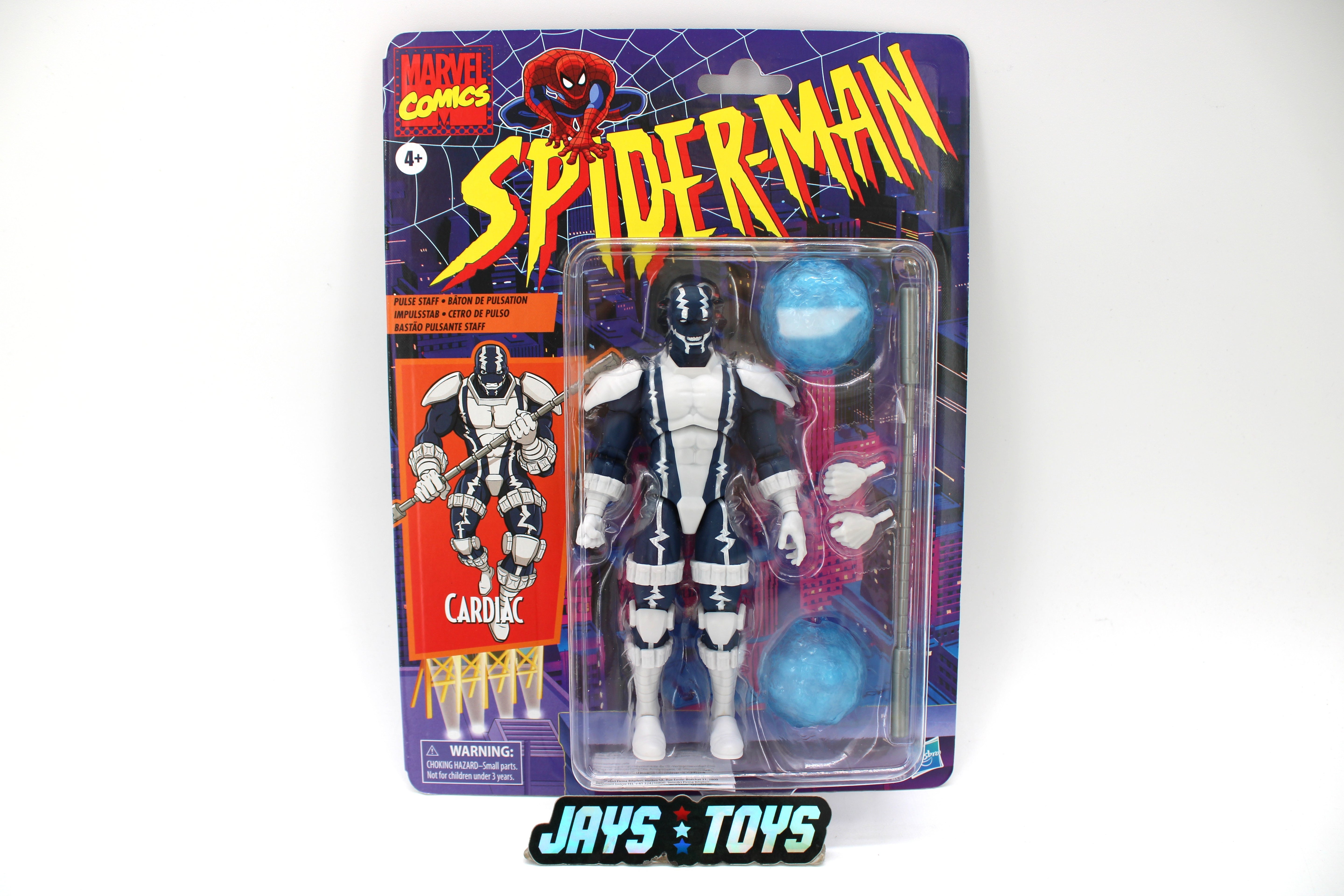 Cardiac Marvel Legends Retro Carded 6-Inch Figure — Card Front with Bubble Intact