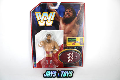 Daniel Bryan WWE Retro Series 2018 Mattel Figure — Card Front with YES Sound Disc