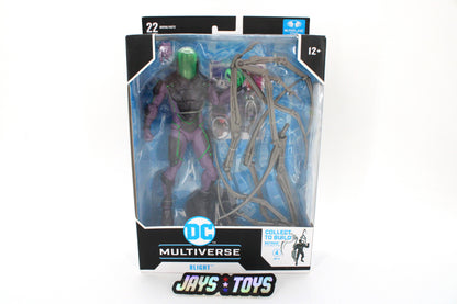 Blight DC Multiverse 7-Inch Figure — Box Front View with Collect to Build Batman Futures End callout
