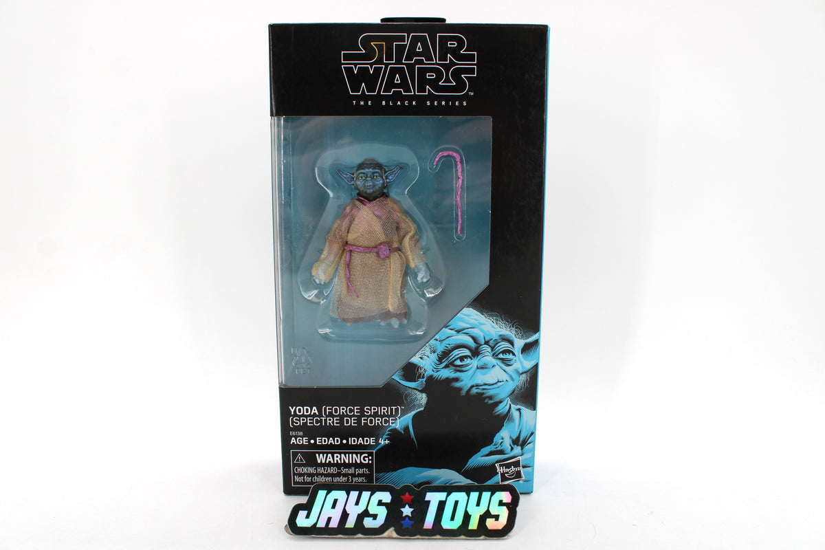 Yoda Force Spirit Black Series 6-Inch Figure — Box Front View