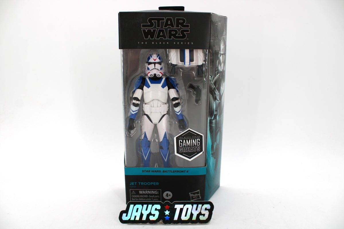 Jet Trooper Black Series Gaming Greats 6-Inch Figure — Box Front View