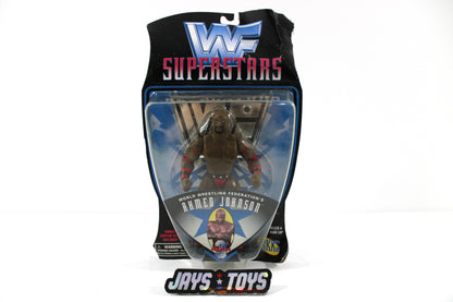 Ahmed Johnson WWF Superstars Series 3 1996 Jakks Pacific BCA Figure — Card Front