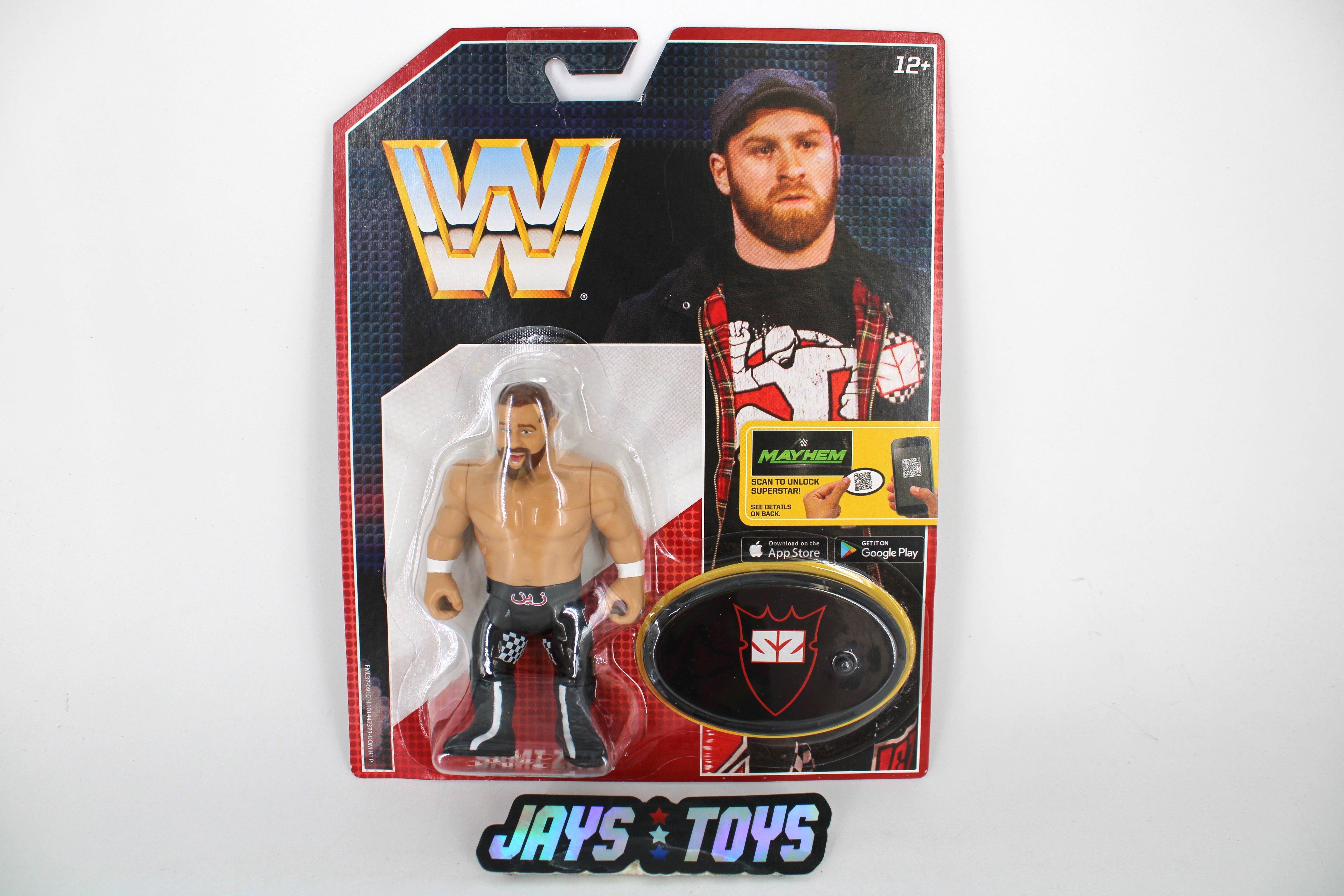Sami Zayn WWE Retro Series 4 2017 Carded Figure — Card Front