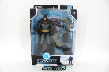 Batman Arkham City DC Multiverse 7-Inch Figure — Card Front with Solomon Grundy BAF Legs