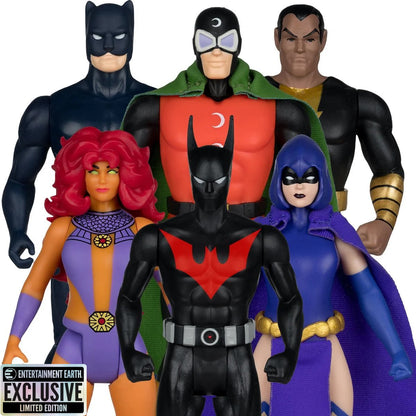 DC Super Powers Wave 14 4.5-Inch Figures Case of 6 — Full Lineup Group Shot with Entertainment Earth Exclusive Badge