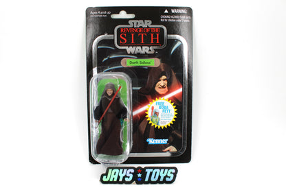 Darth Sidious Vintage Collection VC12 Star Wars Figure — Card Front