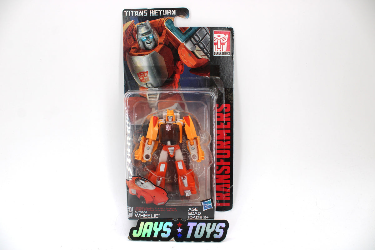 Autobot Wheelie Titans Return Legends Class Figure — Card Front