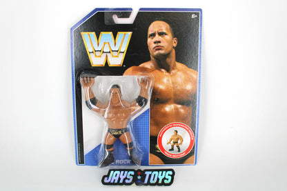 The Rock WWE Retro Series 2017 Carded Figure — Card Front