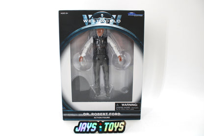 Dr. Robert Ford Westworld Select 2019 Figure — Box Front View