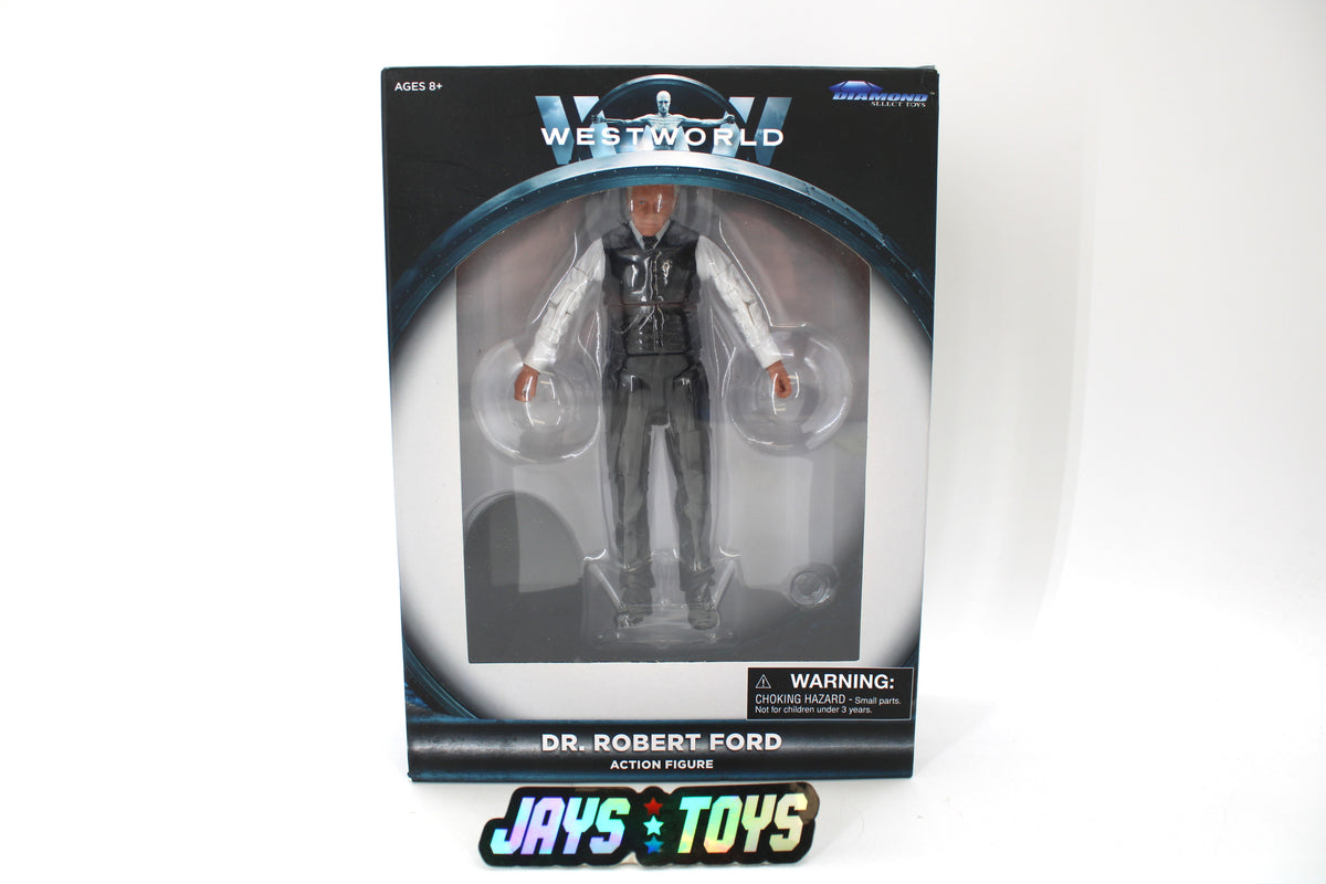 Dr. Robert Ford Westworld Select 2019 Figure — Box Front View