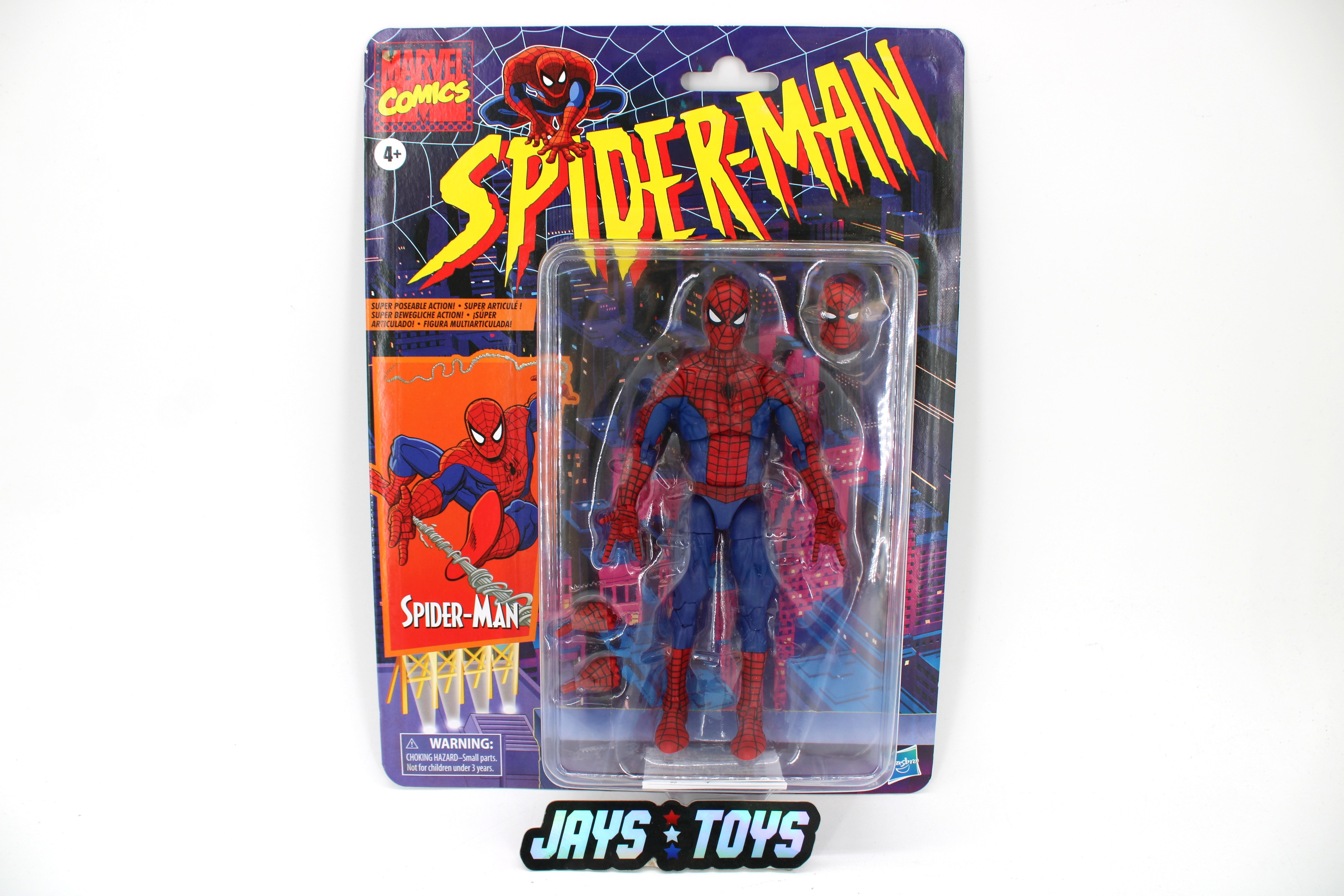 Spider-Man Marvel Legends Retro Collection 2020 Carded Figure — Card Front